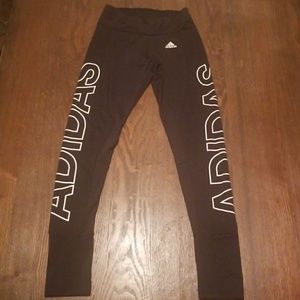 RARE Adidas Black Tights XS